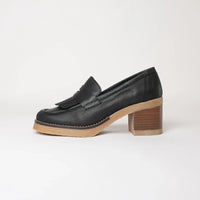 Metis Black Leather Loafers, NU BY NEO - Shouz
