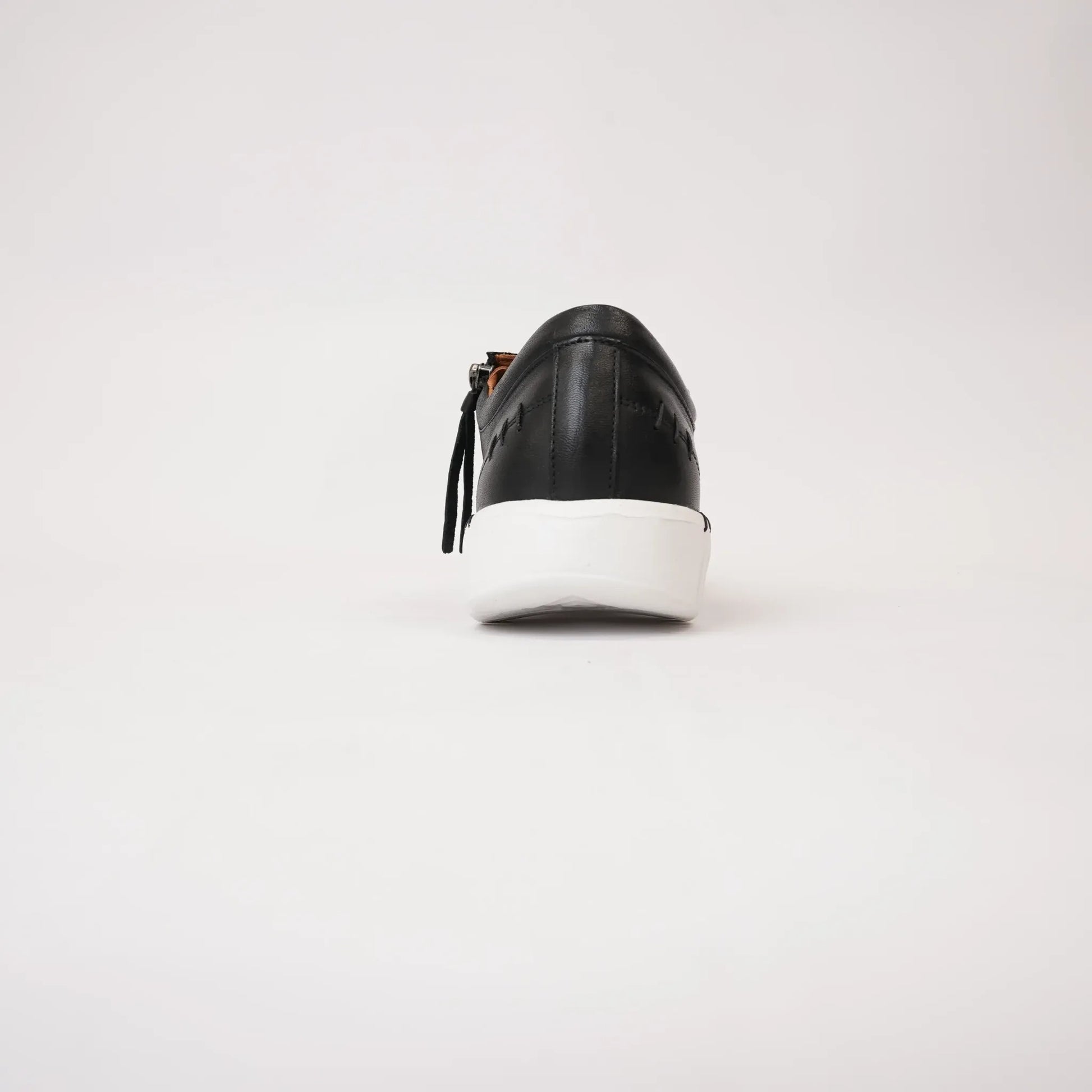 Bibi Black Leather Sneakers, SALA - Shouz