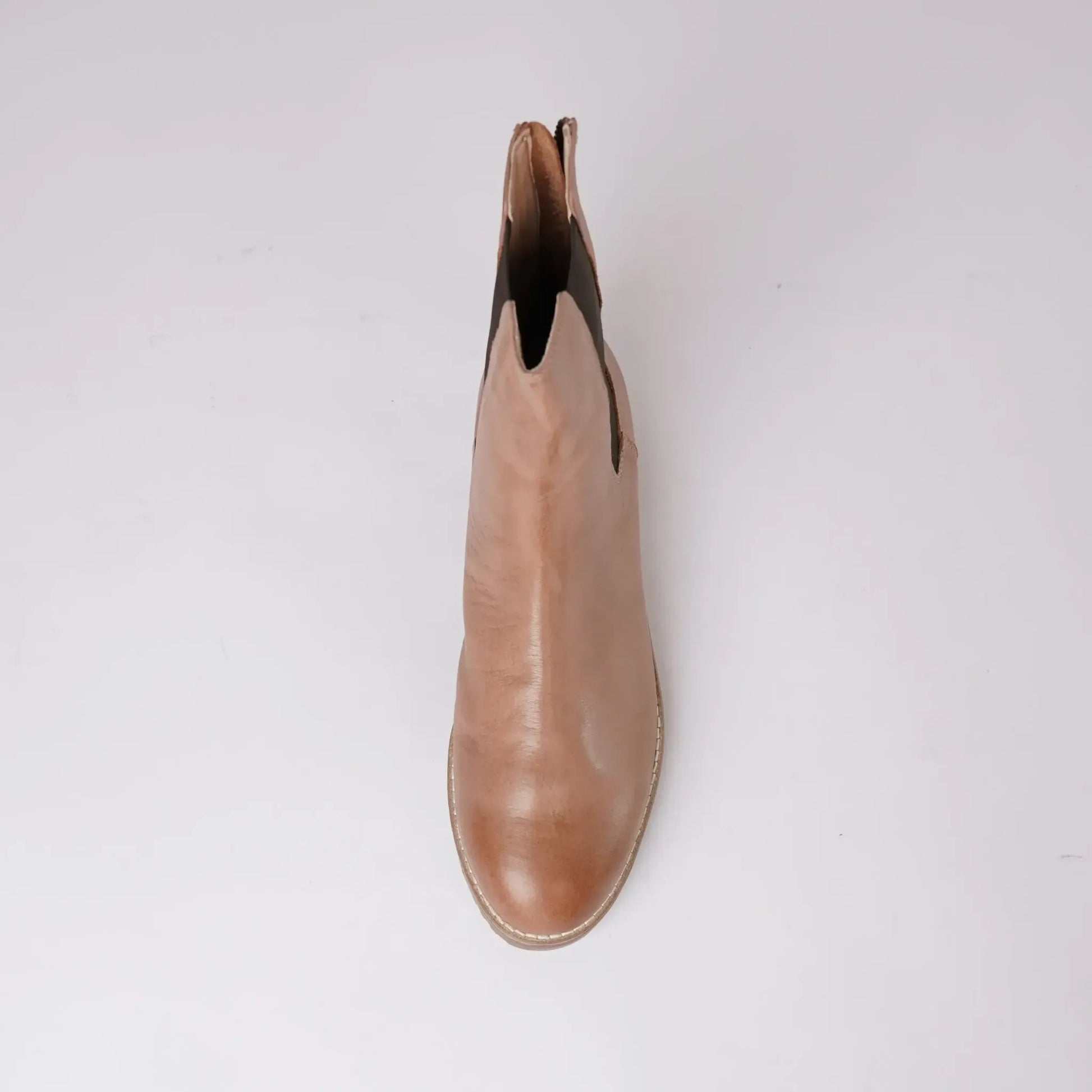 Oremi Cognac Leather Ankle Boots, TOP END - Shouz
