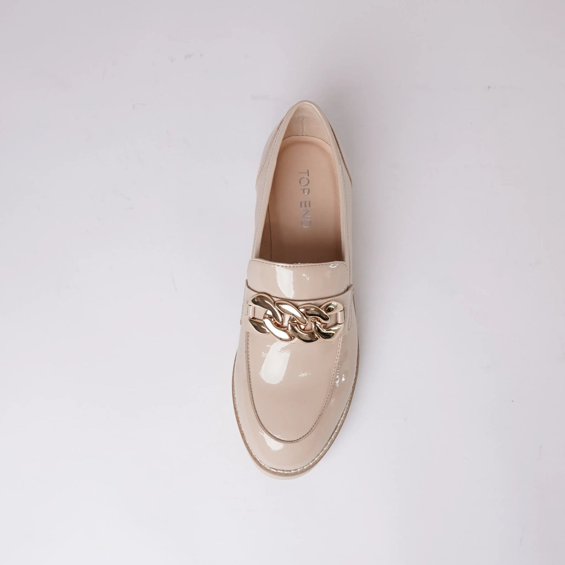 Ozama Cafe Patent Leather Loafers, TOP END - Shouz