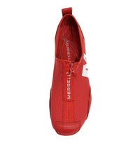 Barrado Red Fabric Sneakers - Shouz