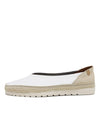 Noelia White Leather Espadrilles, VERBENAS - Shouz