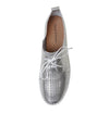 Huston Silver Leather Sneakers - Shouz