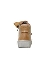 Joyous Tan Leather Sneakers - Shouz