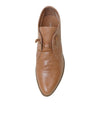 Karaf Tan Leather Boots - Shouz