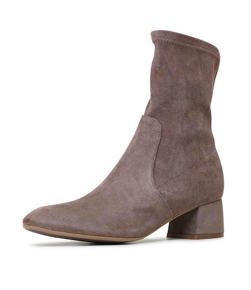Checkie Donkey Suede Ankle Boots - Shouz