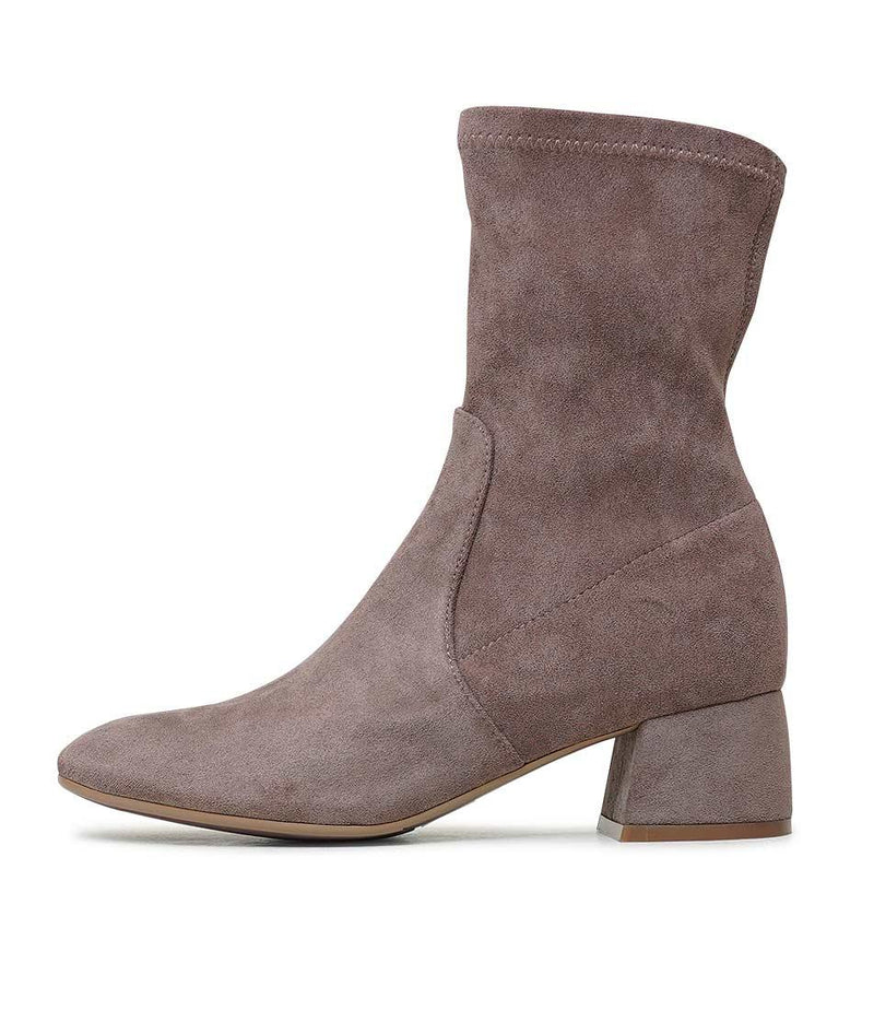 Checkie Donkey Suede Ankle Boots - Shouz