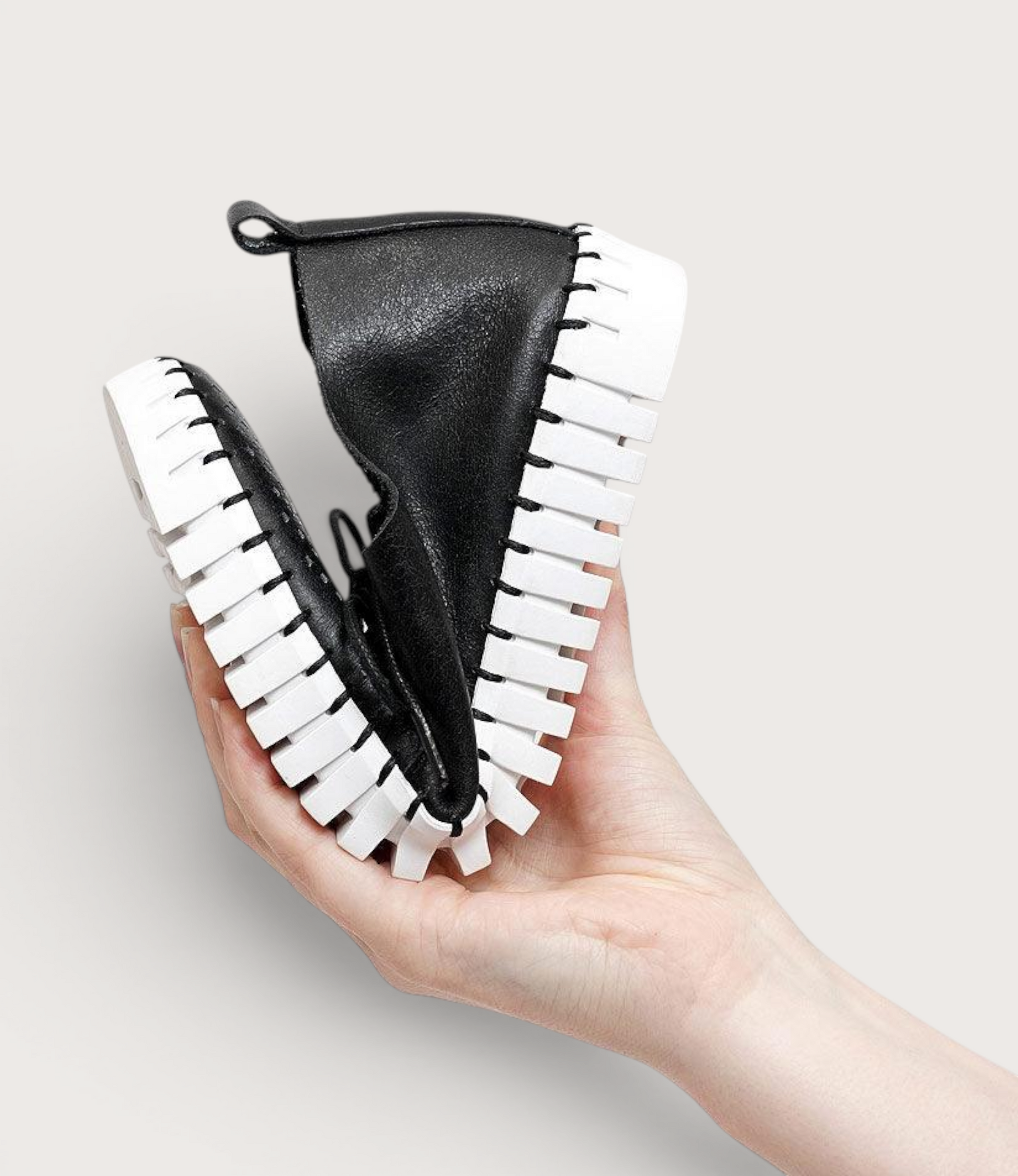 Huston Black Leather Sneakers