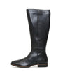 Gaetan Black Knee High Boots - Shouz