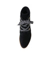 8157 Black Suede Ankle Boots - Shouz