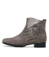Ghana Taupe Multi Suede Ankle Boots - Shouz