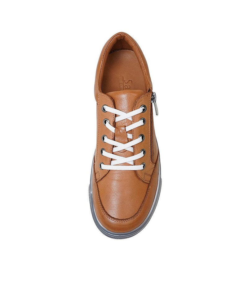 Ronnie Coconut Leather Sneakers - Shouz