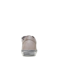 Ronnie Taupe Leather Sneakers - Shouz
