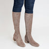 Chevy Donkey Suede Knee High Boots - Shouz