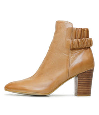Lipsie Cafe Leather Ankle Boots - Shouz