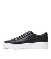 Laila Black / White Leather Sneakers - Shouz