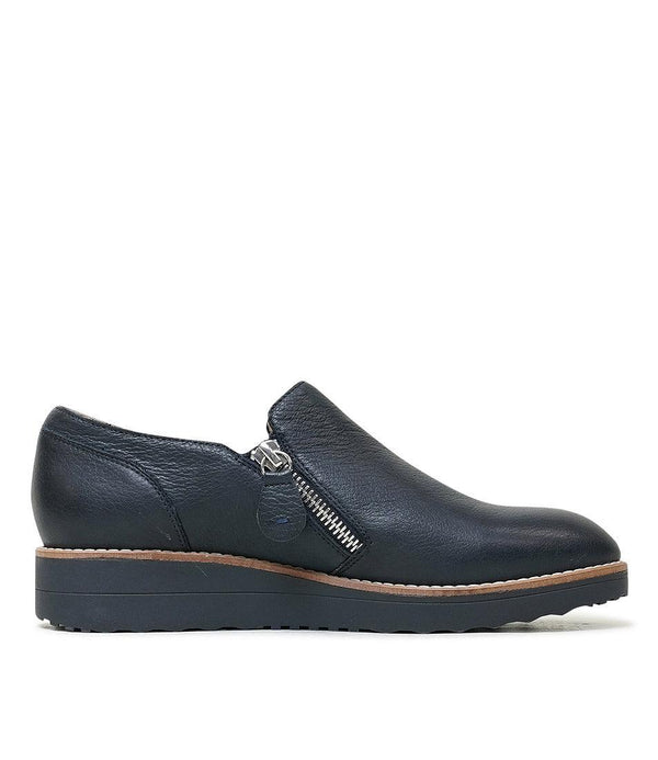 Otilia Navy/ Navy Leather Sneakers - Shouz