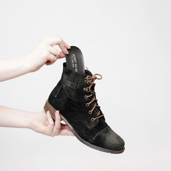 Sienna 17 Bronze Kombi Leather Ankle Boots - Shouz