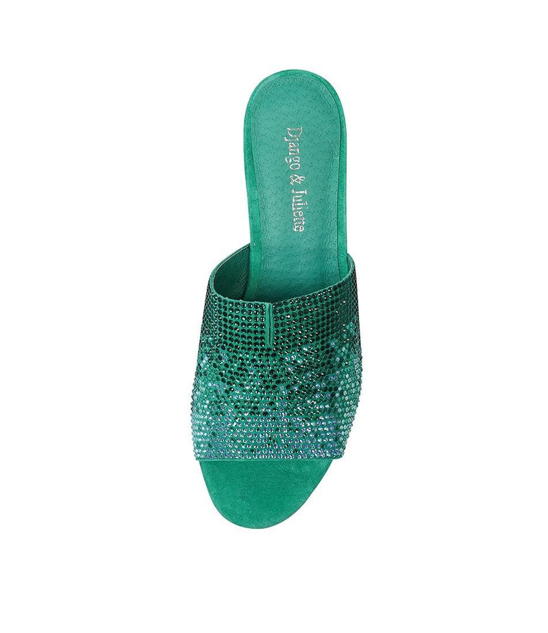 Tamarin Emerald Multi Heels - Shouz