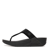 Lulu Crystal All Black Sandals, FITFLOP - Shouz