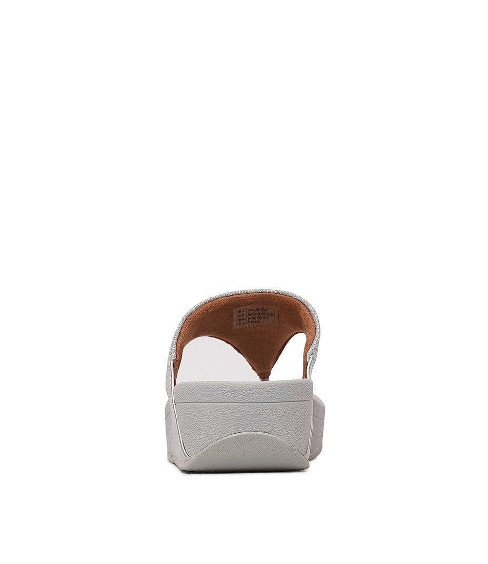 Lulu Glitz Silver Sandals by FitFlop – Shouz