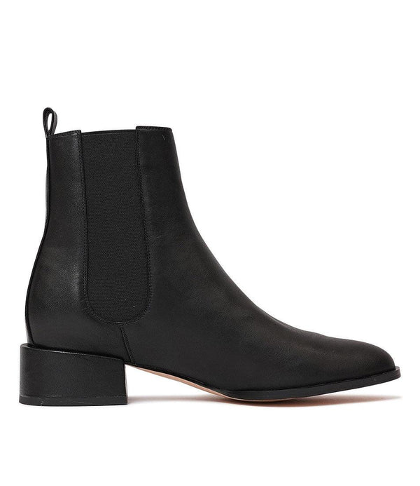 Casar Black Leather Chelsea Boots - Shouz