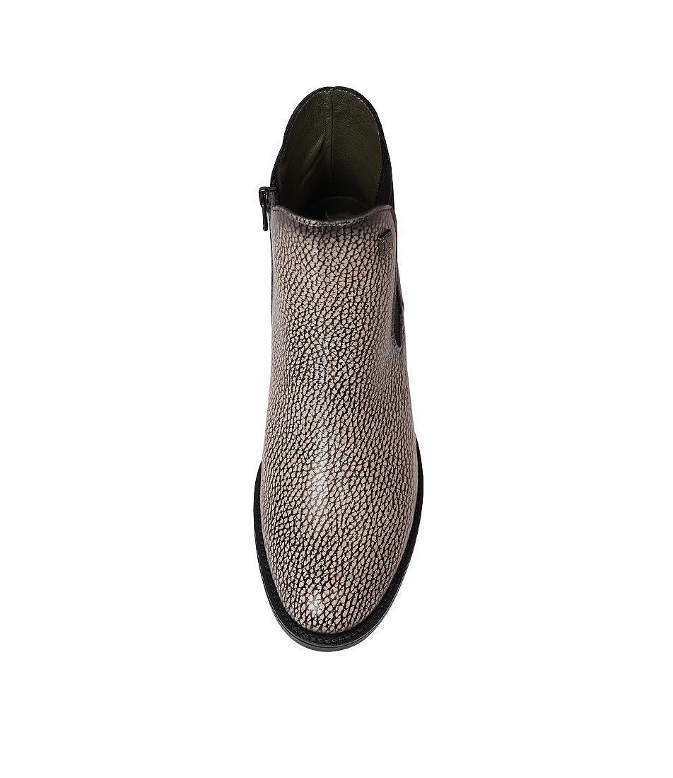 Js-2181 Taupe Multi Leather Chelsea Boots, JOSE SAENZ - Shouz