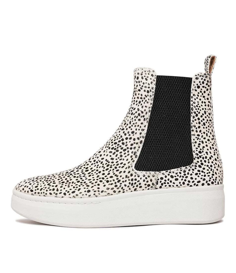 Chelseacity Snow Leopard Chelsea Boots - Shouz