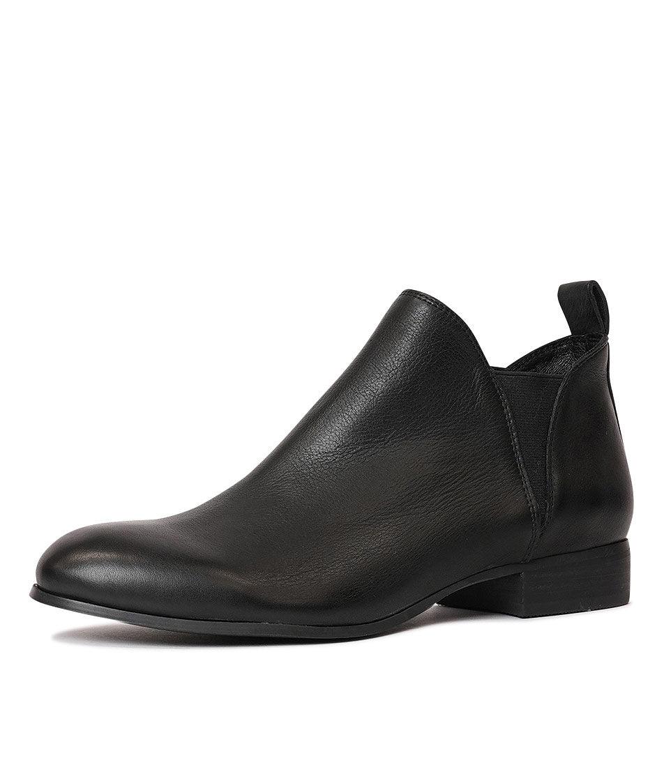 Foe Black Leather Chelsea Boots, DJANGO & JULIETTE - Shouz