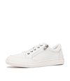 Ronnie All White Leather Sneakers - Shouz
