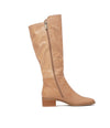 Tetley Cappacino Leather Knee High Boots - Shouz