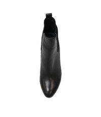 Usset Black Leather Chelsea Boots, TOP END - Shouz