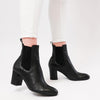 Usset Black Leather Chelsea Boots, TOP END - Shouz