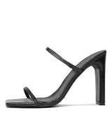 Colter Black Scale Heels - BILLINI | Shouz