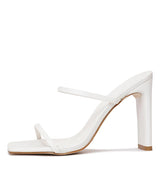 Colter White Scale Heels - BILLINI | Shouz