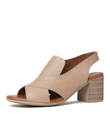 Wondir Pale Taupe Leather Heels, DIANA FERRARI - Shouz