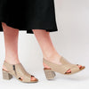 Wondir Pale Taupe Leather Heels, DIANA FERRARI - Shouz