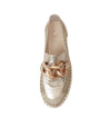 Esin Pale Gold Loafers - Shouz
