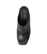 Ceddie Black / Natural Leather Heels - Shouz