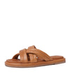 Beach Coconut Leather Slides - Shouz