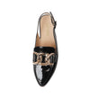 Favilla Black Patent Leather Loafers - Shouz