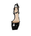 Rolo Black Patent Leather Heels - Shouz