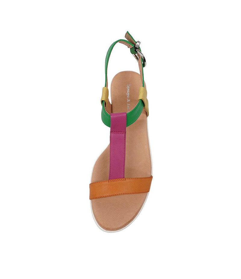 Marj Bright Leather Sandals - Shouz