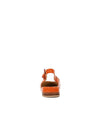 Fairy Orange Patent Leather Slingback Flats - Shouz