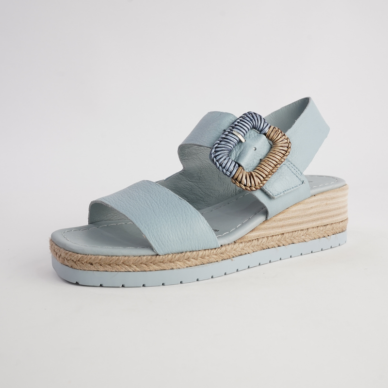 Innes Denim Leather Sandals