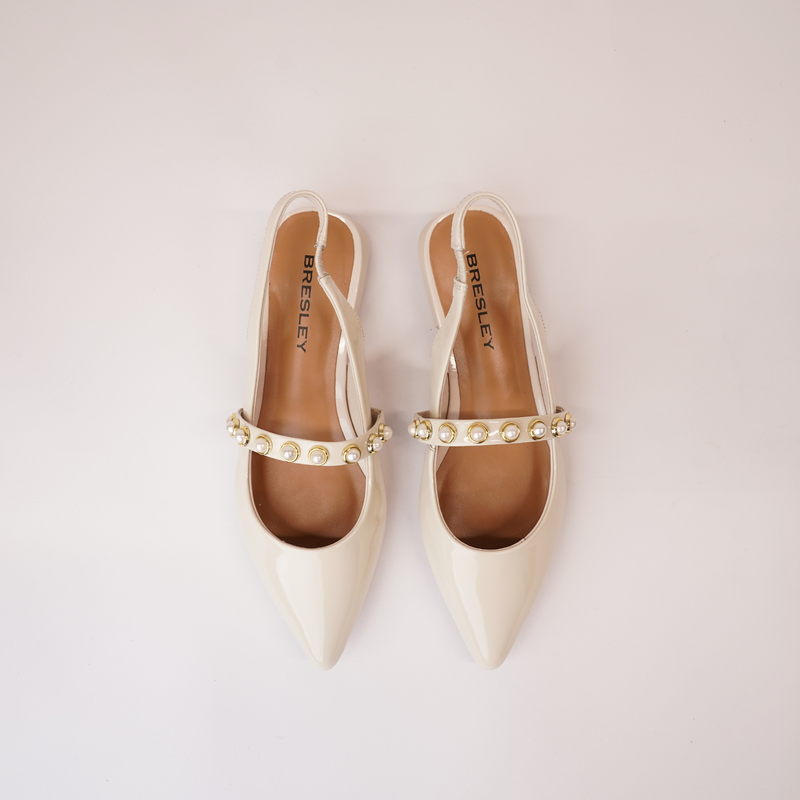 Reema Bone Patent Leather Flats