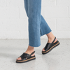 Sasi Black Leather Sandals