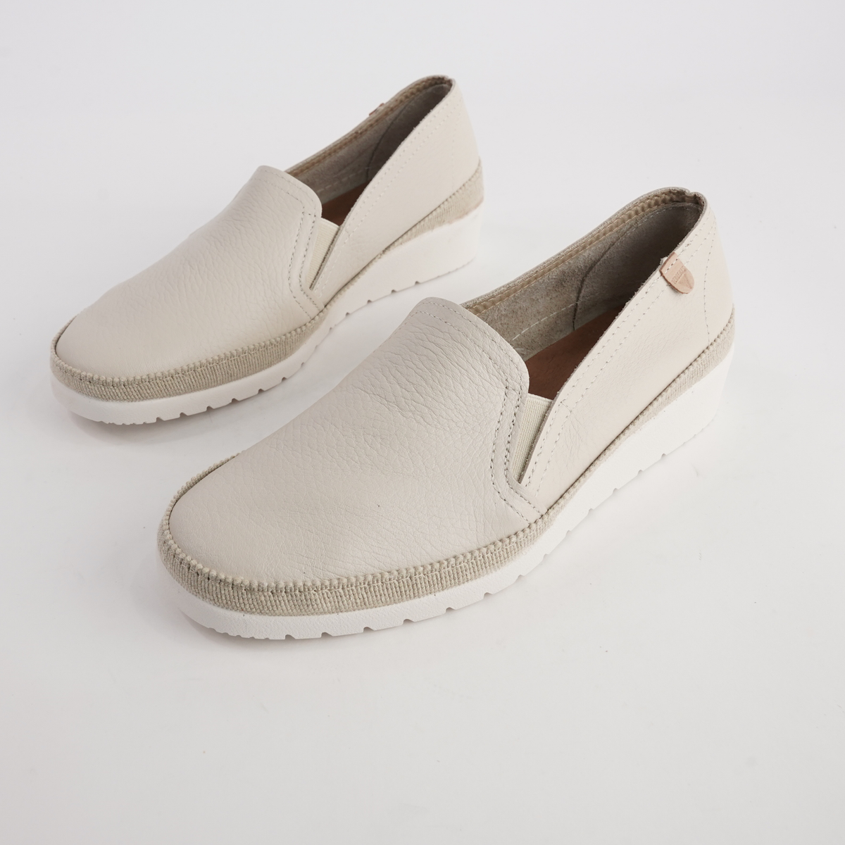 Telma Crudo Leather Espadrilles