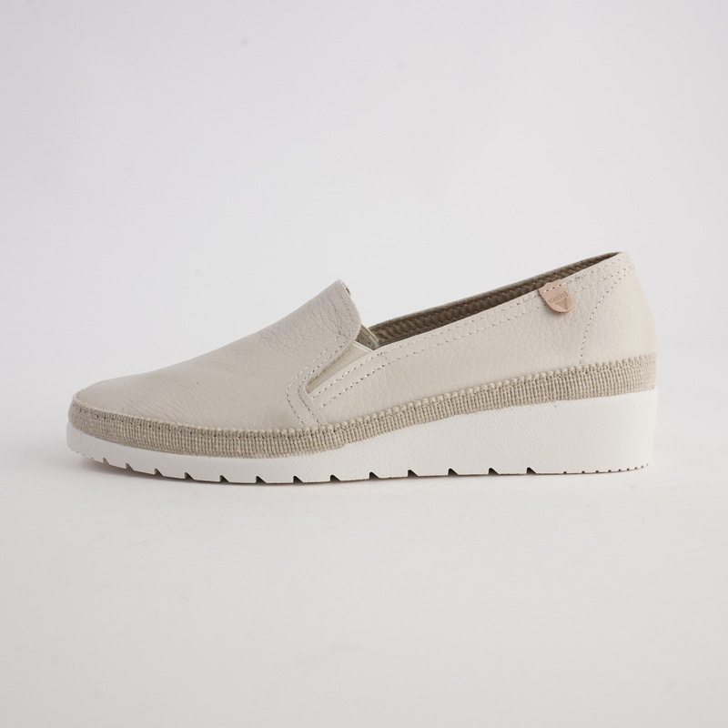 Telma Crudo Leather Espadrilles