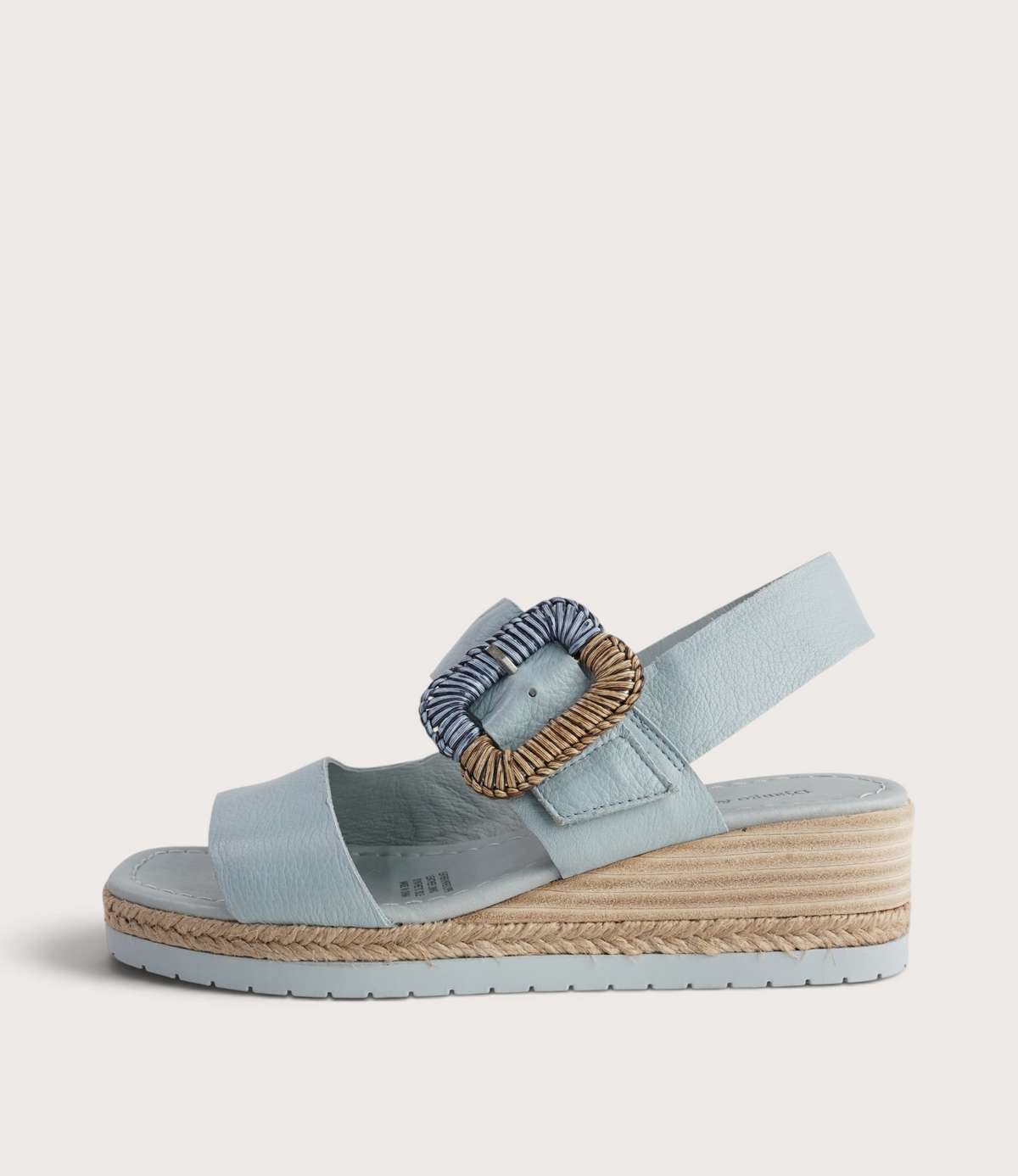 Innes Denim Leather Sandals - DJANGO AND JULIETTE | Shouz